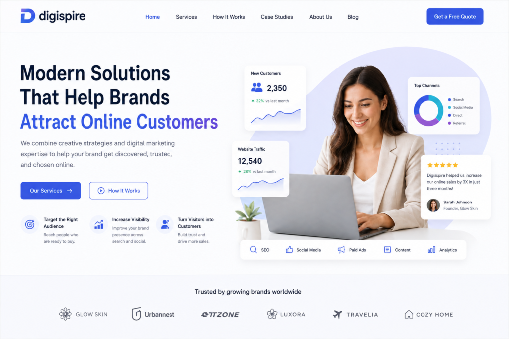 Professional website design for business growth